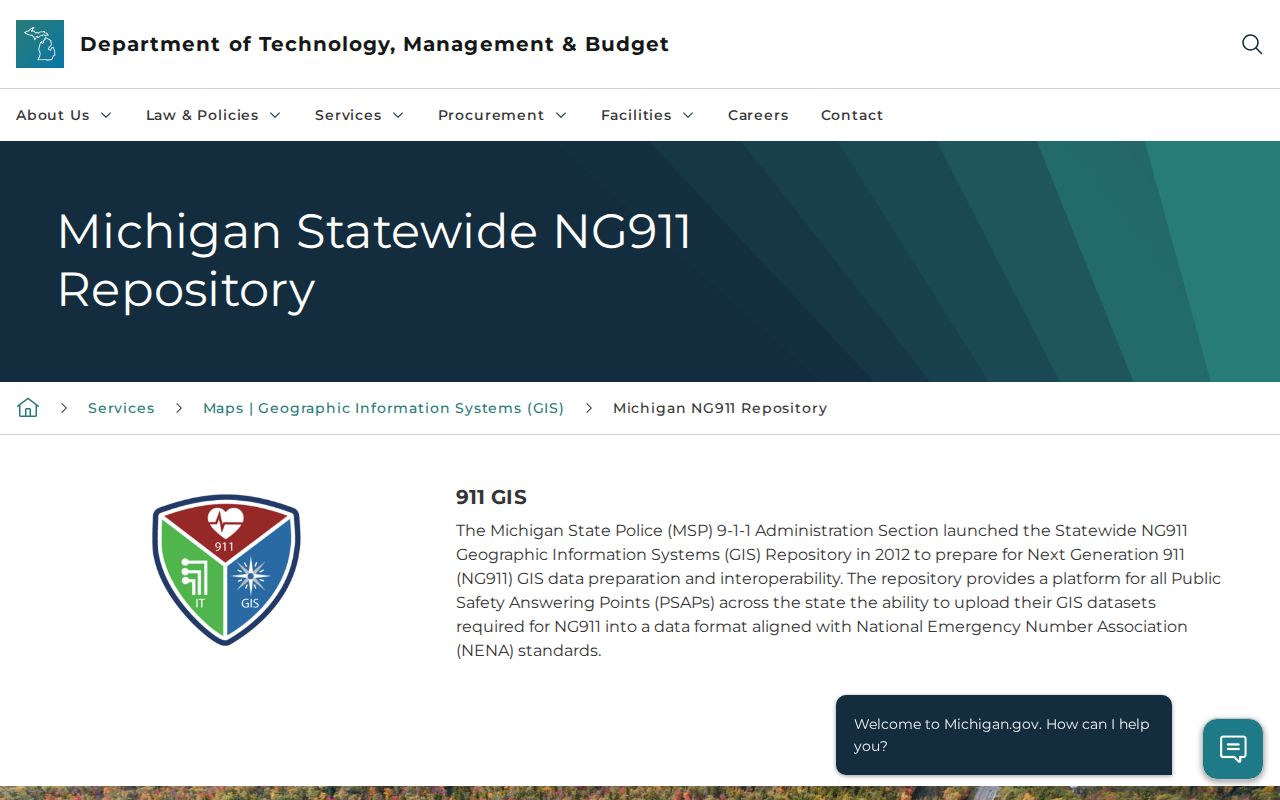 Southgate ZIP directory Michigan NG911 addressing repository