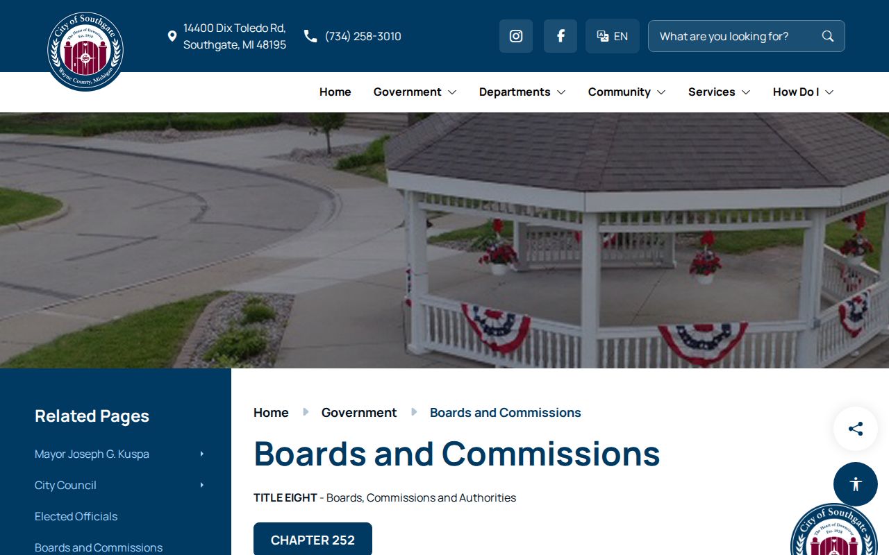 Southgate neighbors boards and commissions contact information