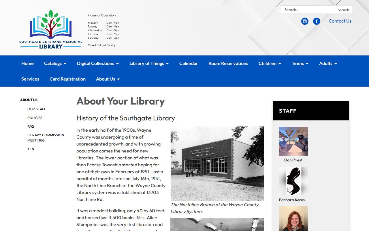 Southgate city directory research and library history